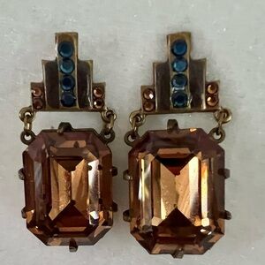 Art Deco Earrings for Pierced Ears